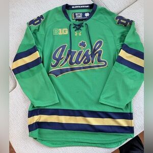 Under Armour Green Irish Hockey Jersey